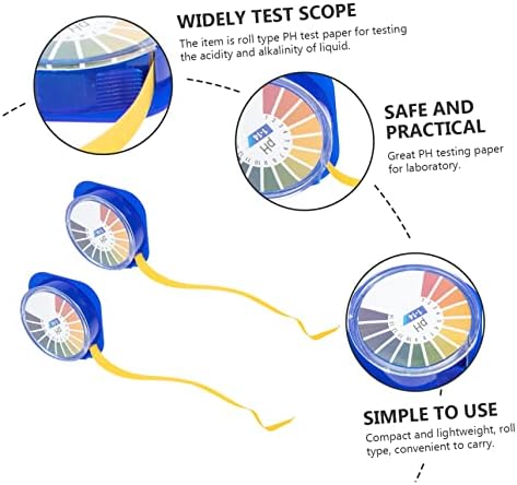 HealFy 2pcs Tester Tečna tla kiselina Voda Pještanje za piće Posjećanje Fish Pribor Experiment alkalnosti Kisela Test prehrane i praktična