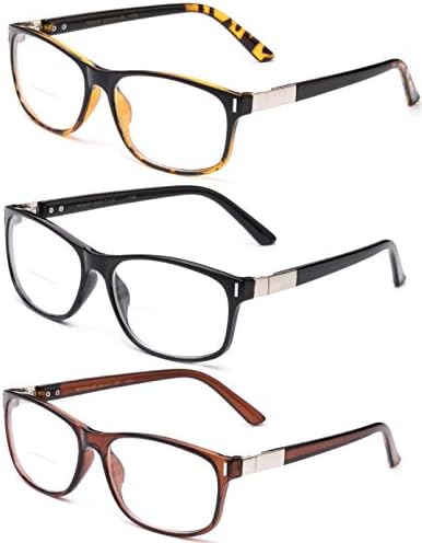 Bifokalne naočare za čitanje žene & amp; muškarci sa vrećicama 4 naočare za čitanje Bifokalne naočare za čitanje 2.50