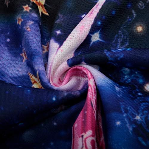 Grafička majica Moon Star za žene Modni tiskani ljetni V-izrez Tees Top kratkih rukava meke udobne pulover