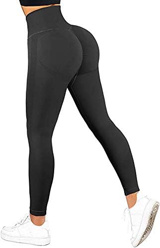 Omkagi ženske scrounch guzice za dizanje nožnih visokih struka Work Work Yoga hlače