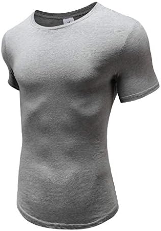 Muška sportska odjeća ličnost Muška ljetna jesen karirana majica kratkih rukava Top pulover bluza
