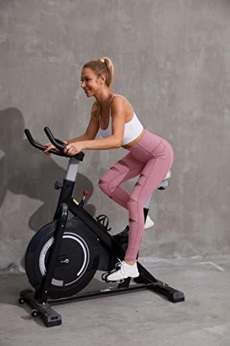H Hiamigos Ženski viši struk rippio teretane sa džepom telefona Yoga Hlače Workout Fitness Trče mršave pantalone