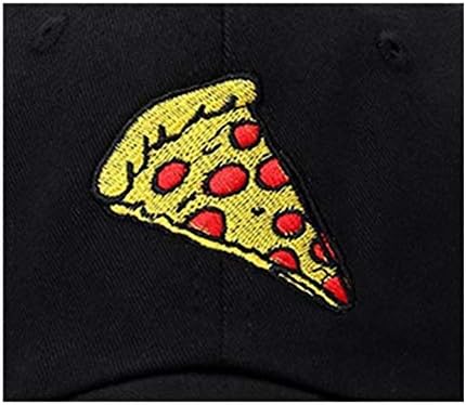 Početna Moda DIY feferoni Pizza vezeni Tata šešir Podesiva pamučna kapa bejzbol kapa za muškarce i žene