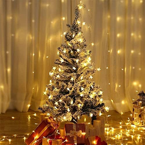 Svjetla sa zvijezdama vodootporna 33ft 100 LED Vilinska Božićna svjetla, za dom, zabavu, vjenčanje, Uređenje vrta topla bijela