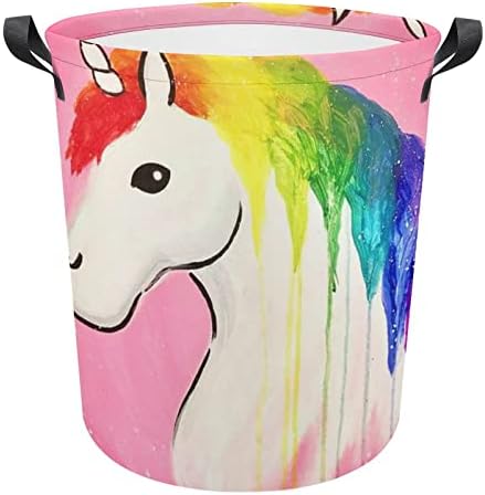 Rainbow Unicorn Sklopiva Korpa Za Pranje Veša Ostava Za Veš Velika Korpa Za Organizatore Igračaka