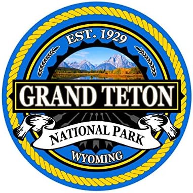 Grand Teton National Park naljepnica od 3 inča za laptop odjeću za laptop
