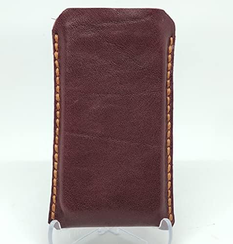 Holsterička kožna torbica za torbicu za ASUS Zenfone 5Z ZS620KL, ručno izrađena kožna futrola od originalne kože, kožna torbica od kože, vertikalna mekana kožna futrola, smeđa futrola