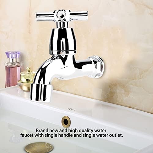 G1 / 2IN slavina za vodu za vodu, ABS plastična voda Slavina za zid ugrađena s jednostruka ručka Moderna kupaonica Slavina, slavina za jednu hladnu vodu