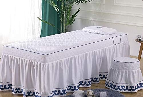 Jednobojni Setovi listova za masažu, prekrivači od 4 komada za Kozmetički Salon Spa suknja pokrivač pokrivač jastučnica Navlaka za