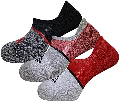 True Energy muške No Show Tab čarape za trčanje sa infracrvenim navojem - Pain Relief & amp; Circulation Help,