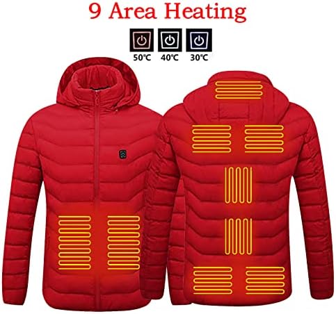 Bgntbuk Odjeća za ribolov putem skijaškog kaputa na otvorenom zagrijano za jahanje ženskog kaputa plus svjetlosna jakna