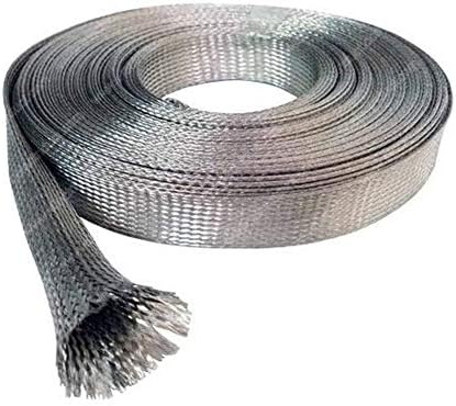 WSabc ravni Bakarni pleteni kabl gola bakarna pletena žica za uzemljenje dužina 1m, 10 Sq.mm: 181,4 mm