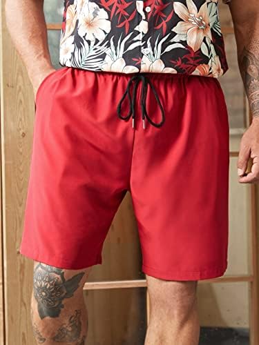 NIBHZ Dvije komadne odjeće za muškarce Muškarci Nasumična tropska košulja za tiskane kratke hlače