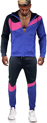 Ghhgh Muški jogging trenerke Sportska odjeća za hladnjače Zipper Hoodie Dukserirt Trčanje s duksevima Crna čarolija Tamno plava L P876-3Y4-BQ4 0