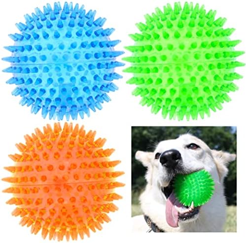 2 kom Bright Spike Balls Dohvaćanje kućnih ljubimaca Psi igraju žvakaće igračke Spiky gume