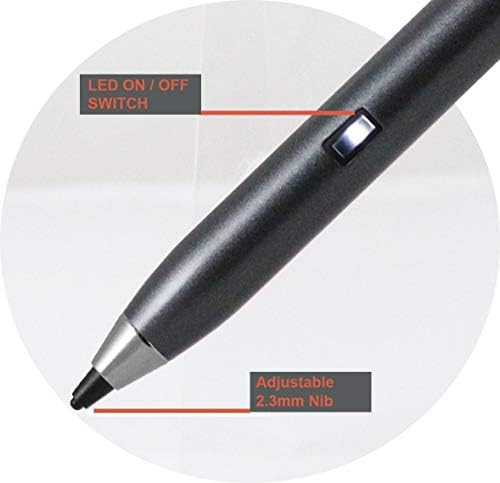 Bronel siva Fine tačaka digitalna aktivna olovka kompatibilna sa ASUS VIVOBOOK X512DA 15.6 | ASUS VIVOBOOK X512UA 15.6 inčni Full