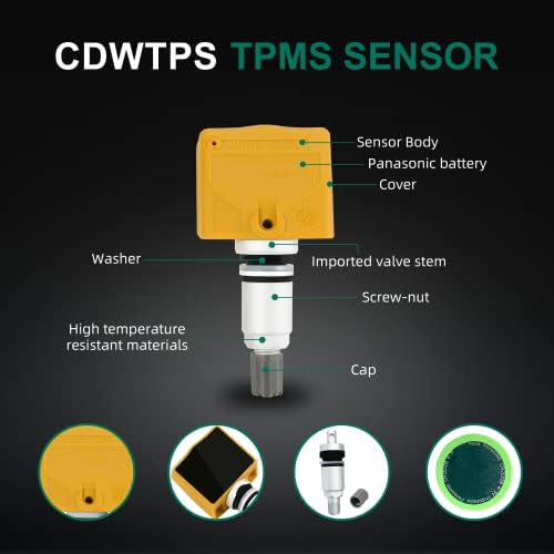 TPMS senzor, 315MHz Tlak pritiska u gumama System 4-pack za Nissan | Infiniti | Suzuki zamjena 407001AA0B 40700CD001 40700JK01A