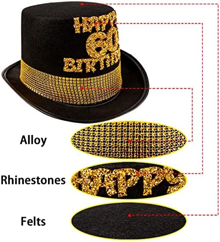 60. rođendanski pokloni za muškarce, šešir za 60. rođendan, pojas za 60. rođendan za muškarce,60 ukrasa za rođendanske zabave,60.