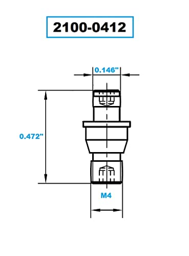 Hhip 2100-0412 NL-0412 Zaključaj sa 2 mm Hex Drive