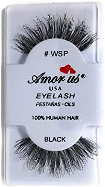 Amorus umjetne trepavice za ljudsku kosu WSP-Crna - - Wispy umjetne trepavice - glamurozan izgled punijih, dužih trepavica
