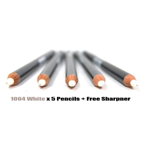 5 bijela ITALIA olovka za usne za oči 1004 SET + besplatno oštrenje & amp; besplatna naušnica