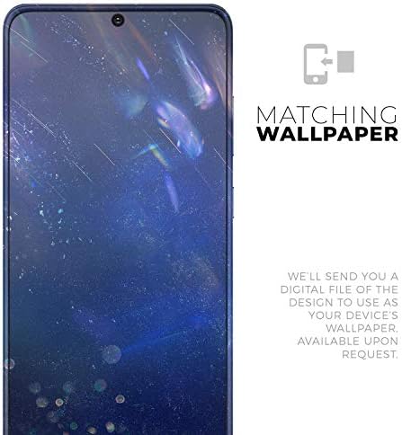 Dizajn Skinz Deep Blue Nepoželjno ogrebotine Zaštitni vinilni naljepnica Zamotavanje kože Kompatibilan je sa Samsung Galaxy S20