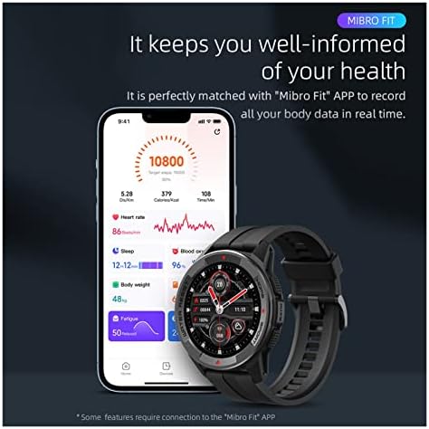 Byoka Smart Watch X1 1.3inch AMOLED ekran SpO2 Monitor za otkucaje srca Bluetooth SmartWatch