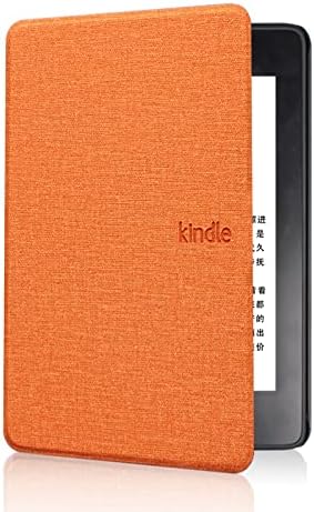 Zaštitna futrola za Kindle Voyage - najtanja najlakša slika PU kožna navlaka sa funkcijom Auto Sleep Wake, Sunset Orange