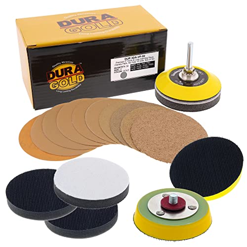 Dura-Gold 3 brusni diskovi - paket sorti, kuka i petlja da pozadinski tanjur i mekani sučelje