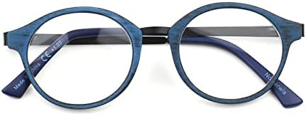 N / A Naočale za čitanje Žene Muškarci Okrugli čitači Vintage Design Comfort Udobne naočale Fleksibilno opružno šarkanje