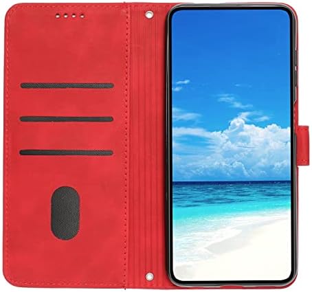 Zaštitna futrola kompatibilna s reljefnim uzorom Xiaomi Redmi Note 10 Pro kožni novčanik Telefon Držač utora Flip Telefon kompatibilan sa Xiaomi RedMi Note 10 Pro remen (boja: Ver