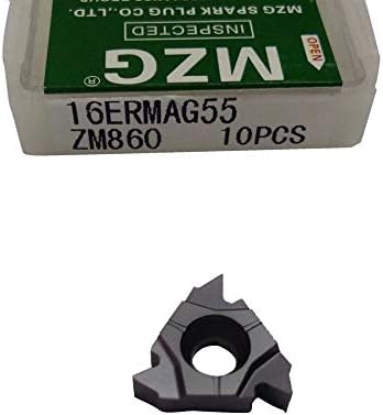 FINCOS MZG diskontna cijena 16ermag60 ZM860 ISO karbidni navojni umetci za CNC eksterni držač alata za struganje navoja od nerđajućeg čelika -: 16ermag55 ZM860)