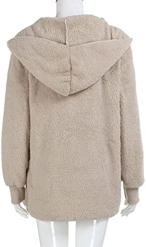 Vjenčani kaputi s dugim rukavima za žene zimske plus veličine Trendi solidni džepni kaputi bez labave