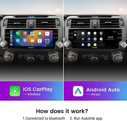 Roadanvi HD 10.25 8G+128g Android Auto Stereo za Toyota 4Runner 2014 2015 2017 2018 2019 Wireless Carplay Android Auto Auto radio GPS navigacija DSP QLED dodirni ekran Glavna jedinica