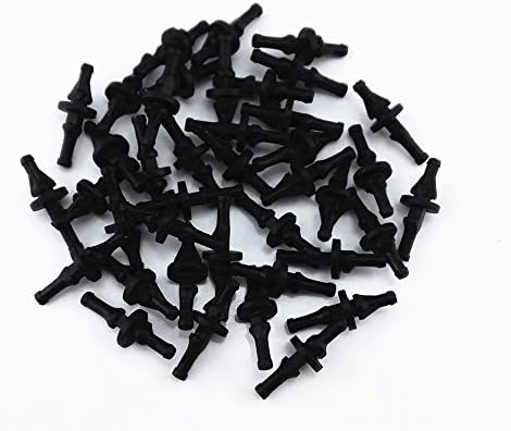 Honbay 40pcs Anti vibracija Fleksibilni gumeni PC CPU futrola za montažu ventilatora za ugradnju PIN zakovica