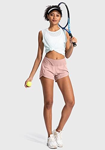Ženske kratke hlače za trčanje s džepom sa patentnim zatvaračem 3 inča Brzosušeće sportske hlače za teretanu za žene