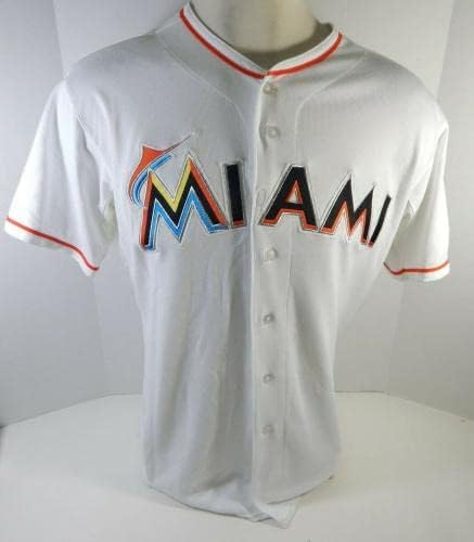 Miami Marlins Brian Ellington 49 Igra Polovni bijeli dres DP13734 - Igra Polovni MLB dresovi