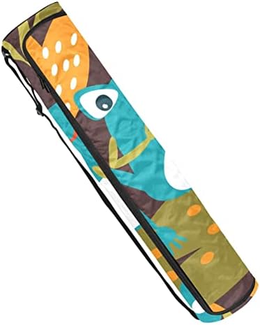 RATGDN Yoga Mat torba, Floral Frog Dragonfly Exercise Yoga Mat Carrier full-Zip Yoga Mat torba za nošenje sa podesivim remenom za žene i muškarce