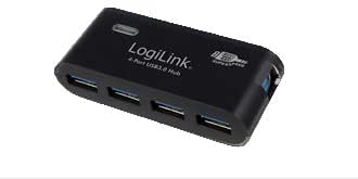 Logilink USB 3.0 Hub 4-Port-Hub - 4 x SuperSpeed USB 3.0