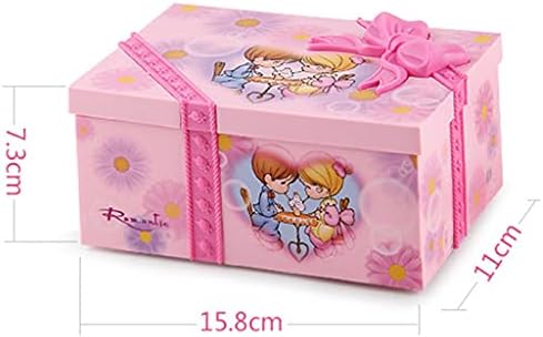 YFQHDD Dancing Girl Girls Music Box ukrasi Kućni dekor Organizator Muzička kutija (boja: ružičasta, veličina