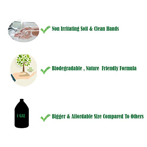 Greenfist pjene ručne sapunice Refills Jug grejpfrut mirisa za punjenje pjene izrađena u SAD-u, 128 unca