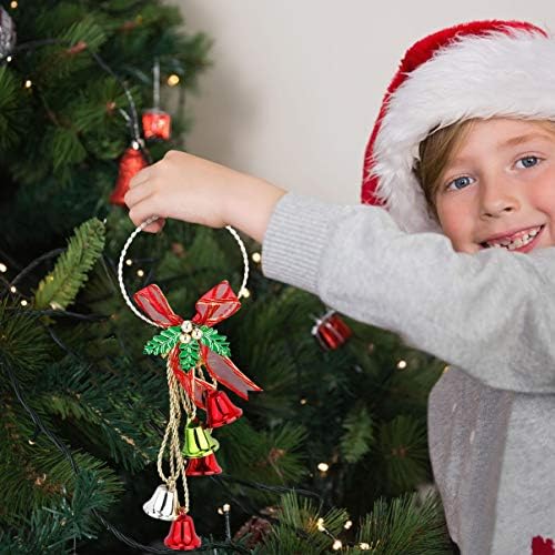 Nuobesty Božić Jingle zvona viseći božićni ukrasni zvonorni ukrasi xmA Drvo viseće zvona Dekor privjesak za ključeve