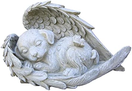 Spomen-kamen za kućne ljubimce nadgrobni spomenik pas koji pravi grob spava u kipu kutnog krila poklon simpatije