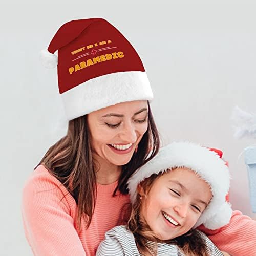 Vjerujte mi Ja sam bolničar-03 Božić šešir Santa šešir za unisex odrasle Comfort klasični Božić kapa za Božić Party Holiday
