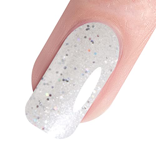 Vishine Gelpolish lak Shiny Color Soak Off UV LED Gel lak za nokte profesionalni manikir Glitter White
