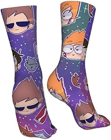 Pankooclub Anime Manga Eddsworld Socks Casual Duljina Čarape Apsorpci znoji Držite tople sportske čarape Unisex