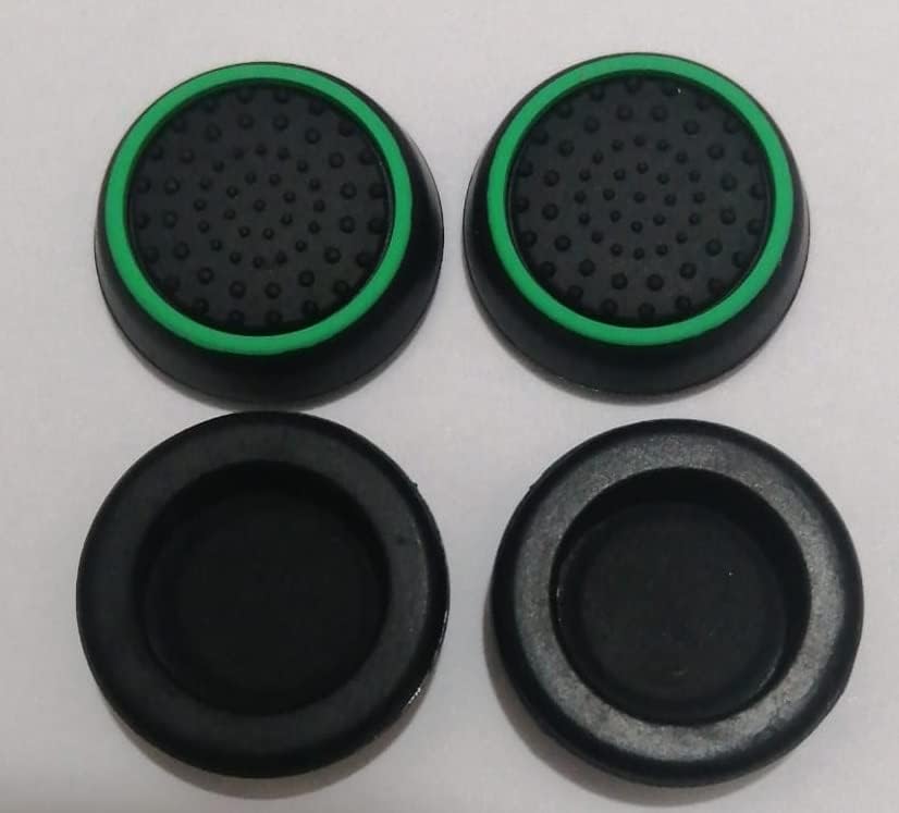 Pakovanje 4 zelene silikonske hvataljke palice Stick Cap Poklopac Samo zamjenski regulator Ključ za tipke za PS3, PS4, Xbox360, Xbox One & Xbox serije X S