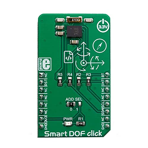Anncus 1 kom mikroe-3457 Smart DOF Kliknite BNO080 Razvojne ploče