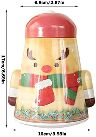 Teegui Box Candy Box Box Božić Dječji kesici Tumbler Poklon poklon ukras za odlaganje limenog kutija Božićnu ponudu za ruke skulpture