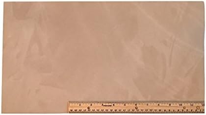 Komad od kože s srednje težine kože; Svijetlo smeđa pustinjska peska 18 x 10 komad